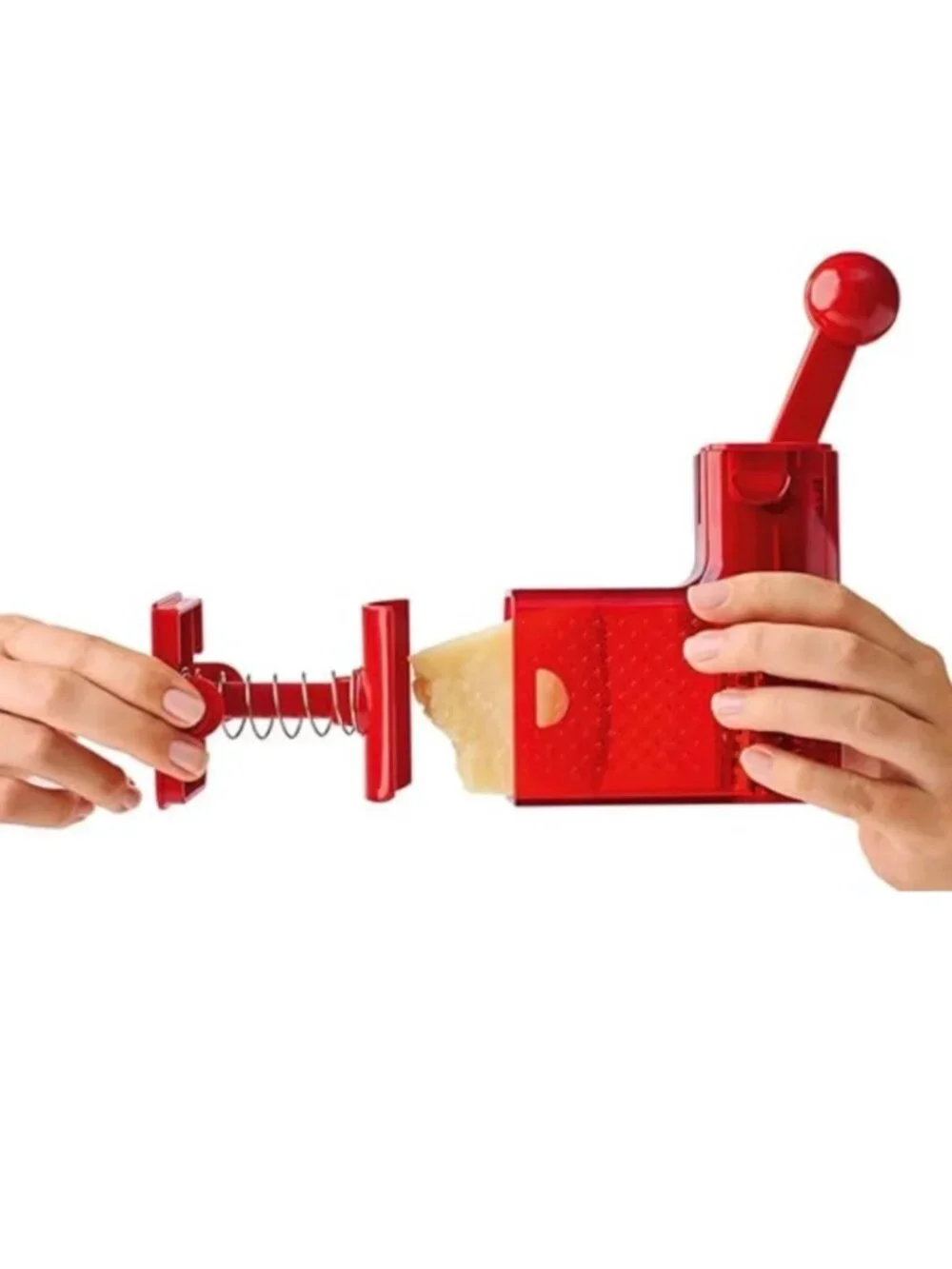 Kuhn Rikon Handheld Ratchet Grater w/ 2 Barrels K88999 BLUE NEW